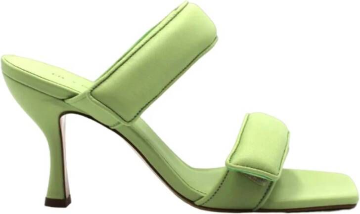 Gia Borghini High Heel SandalsHeeled Mules Groen Dames