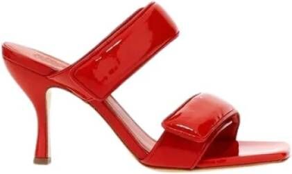 Gia Borghini Hoge hak sandalen Red Dames