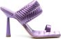 Gia Borghini Lavendel Geweven Vierkante Sandalen Purple Dames - Thumbnail 1