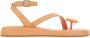 Gia Borghini Peach Leather Rosie 18 slinger sandalen Oranje Dames - Thumbnail 1