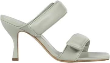 Gia Borghini Perni 03 Twee Reken Hoog Hoel Sandalen Grijs Dames