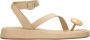 Gia Borghini Platte sandalen Beige Dames - Thumbnail 1