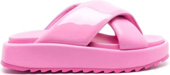 Gia Borghini Platte sandalen Roze Dames