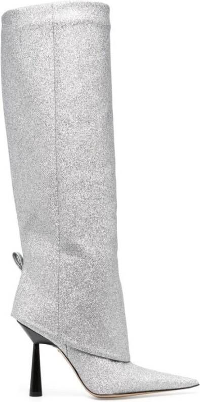 Gia Borghini Rosie Glitter-Detail Laarzen Gray Dames