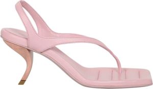 Gia Borghini Roze slingback sandalen Elegant en comfortabel Roze Dames