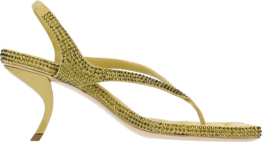Gia Borghini Sandalen Groen