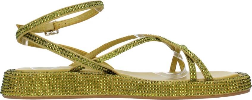 Gia Borghini Sandalen Groen