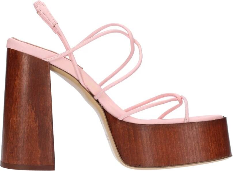 Gia Borghini Sandalen Roze