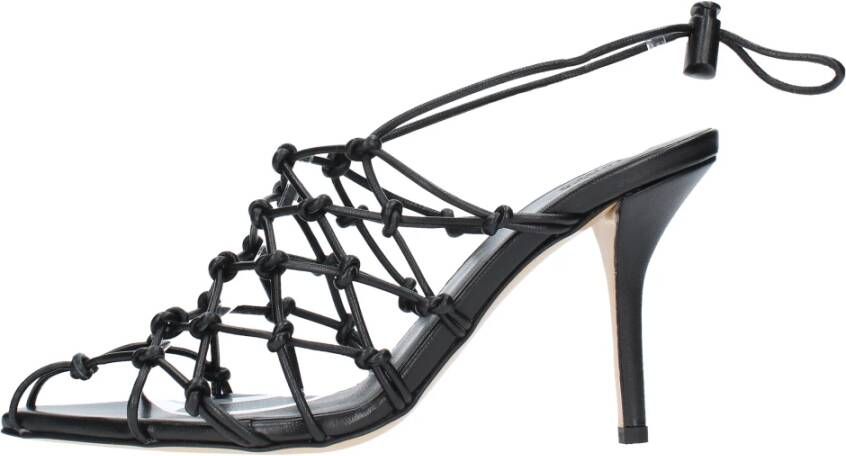 Gia Borghini Sandalen Zwart Black Dames