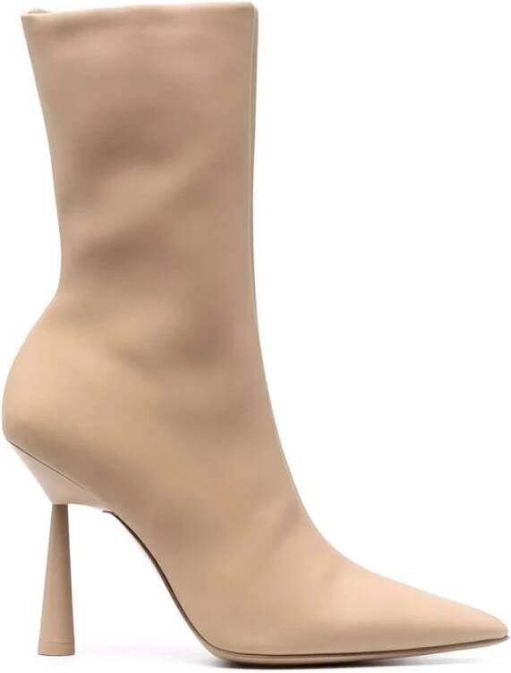 Gia Borghini GIA X RHW Boots White Beige Dames