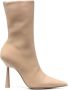 Gia Borghini GIA X RHW Boots White Beige Dames - Thumbnail 1