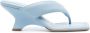 Gia Borghini Blauwe Leren Flip-Flops Casual Muiltjes Blue Dames - Thumbnail 1