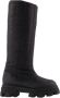 Gia Borghini Tall Puffer Boots in Black Poly Zwart Dames - Thumbnail 1