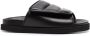 Gia Borghini Zwarte leren casual open flats muilezels Black Dames - Thumbnail 2