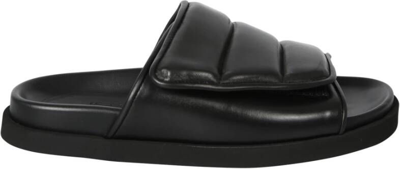 Gia Borghini Zwarte Sandalen voor Stijlvolle Vrouwen