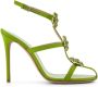 Giambattista Valli Bloemenapplicatie sandalen Green Dames - Thumbnail 1