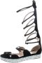 Giambattista Valli Pre-owned Suede sandals Black Dames - Thumbnail 1