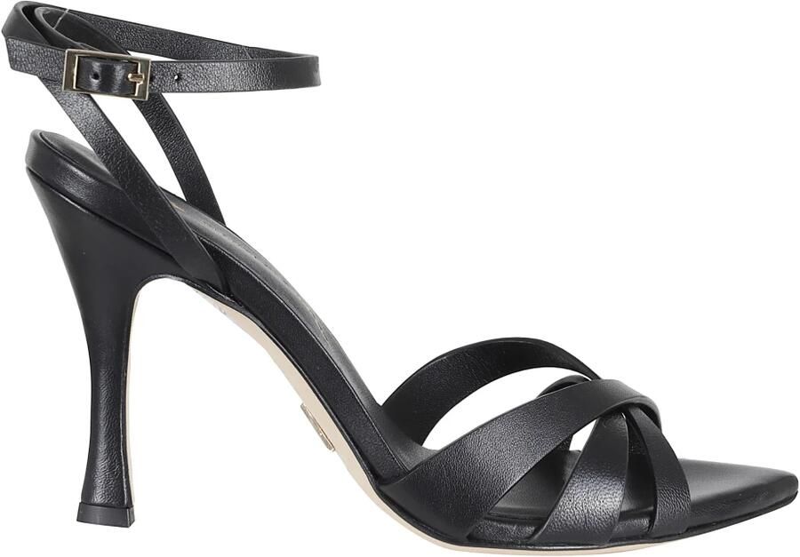 Giampaolo Viozzi Sandalen met hoge hak en enkelbandje