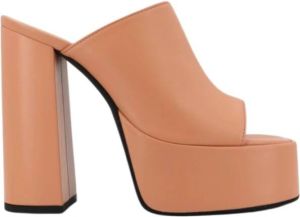 Giampaolo Viozzi Hakken muilezels Beige Dames