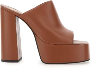 Giampaolo Viozzi Heeled Mules Bruin Dames