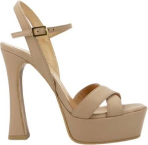 Giampaolo Viozzi High Heel Sandals Beige Dames