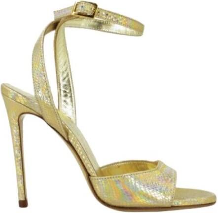 Giampaolo Viozzi High Heel Sandals Yellow Dames