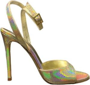 Giampaolo Viozzi High Heel Sandals Geel Dames