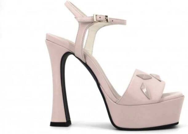 Giampaolo Viozzi Leren sandalen met enkelband