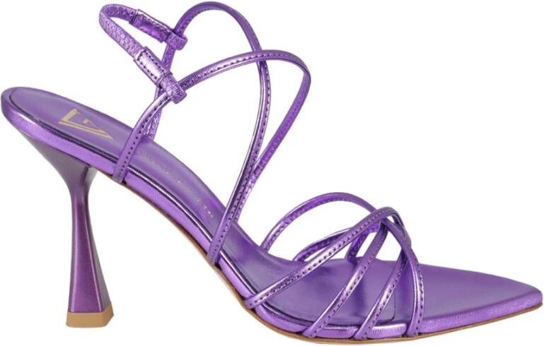 Giampaolo Viozzi Stijlvolle Sandaal voor Vrouwen Purple Dames