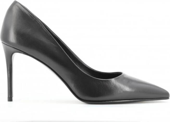 GIanmarco F. Zwarte leren pumps