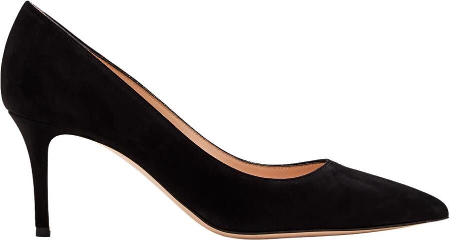 Gianvito Rossi Hoge hakken Gianvito 70 Suede Pumps in zwart