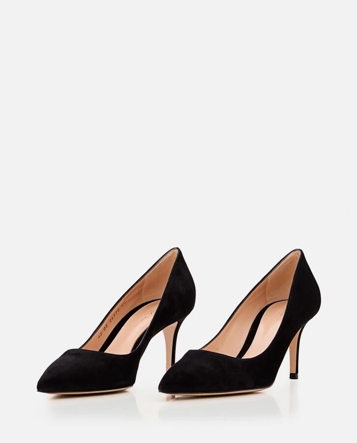 Gianvito Rossi Hoge hakken Gianvito 70 Suede Pumps in zwart - Foto 2