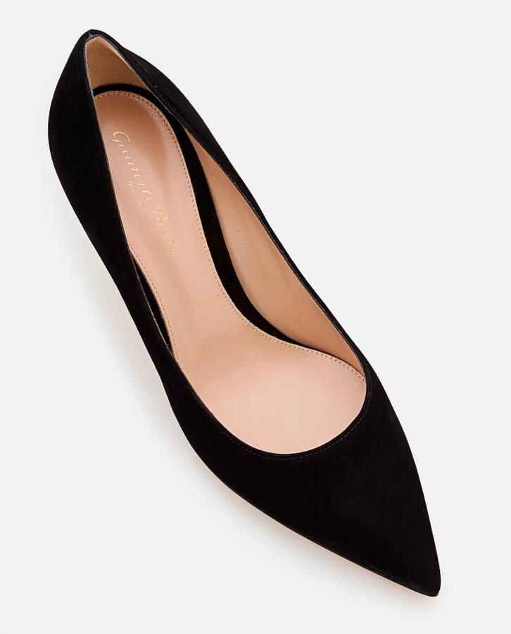 Gianvito Rossi Hoge hakken Gianvito 70 Suede Pumps in zwart - Foto 4