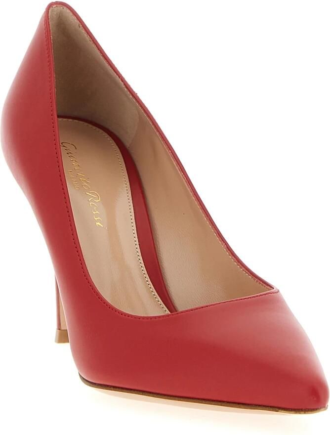 Gianvito Rossi Hoge hakken 'Gianvito' Pumps in rood - Foto 3