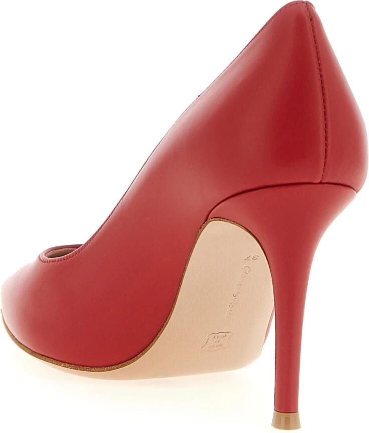 Gianvito Rossi Hoge hakken 'Gianvito' Pumps in rood - Foto 2
