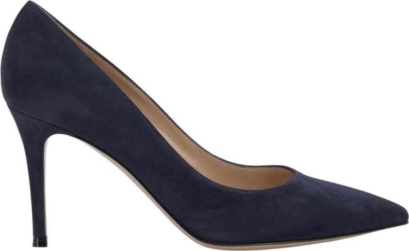 Gianvito Rossi 85mm Puntige Suède Pomp