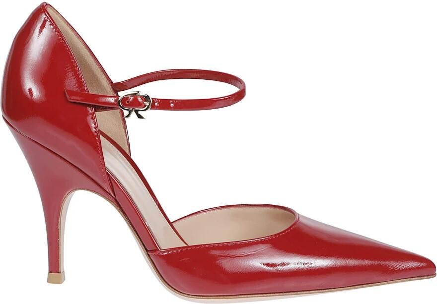 Gianvito Rossi 95mm Sofia Leren Pumps