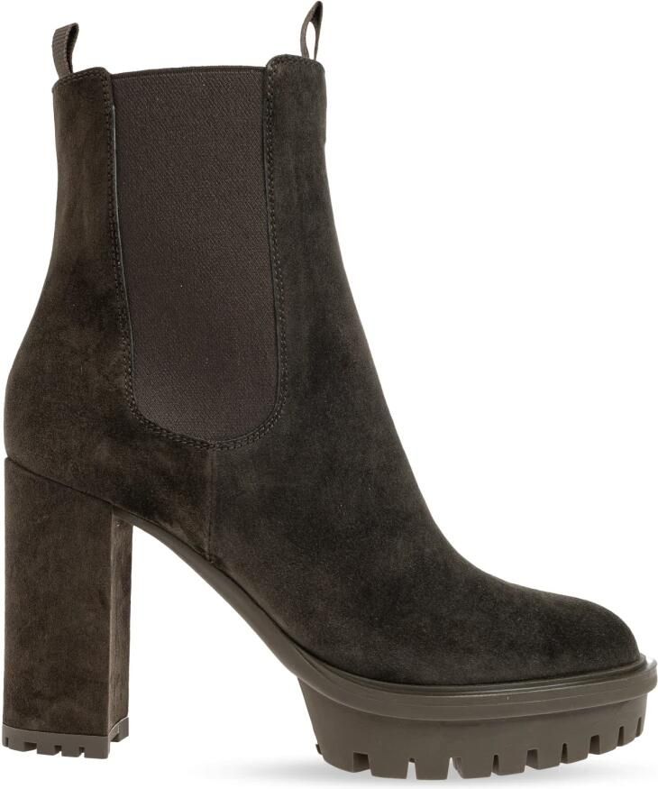 Gianvito Rossi Barry Platform Enkellaarsjes