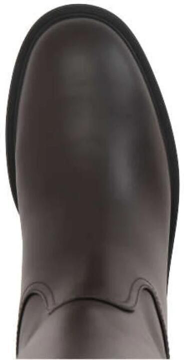 Gianvito Rossi Bruine Leren Pull-On Laarzen - Foto 3