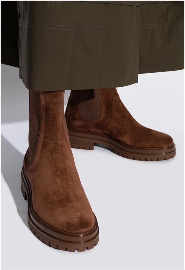 Gianvito Rossi Chester Enkellaarsjes - Foto 4