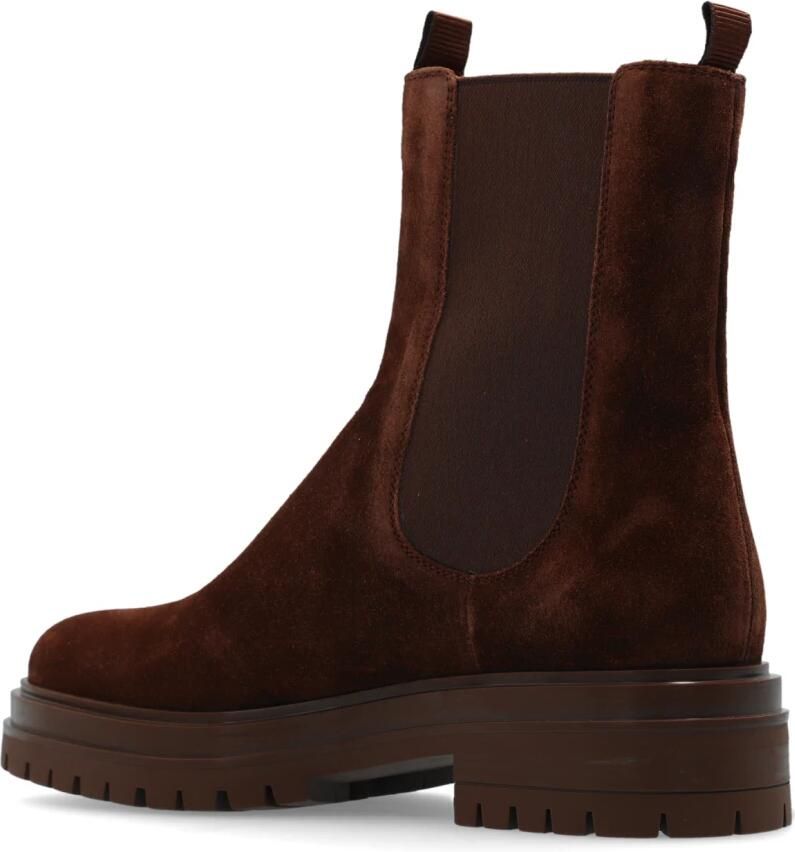 Gianvito Rossi Chester Enkellaarsjes - Foto 3
