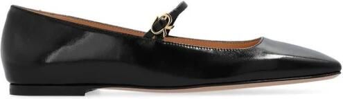 Gianvito Rossi Christina Leather Ballerina Flats
