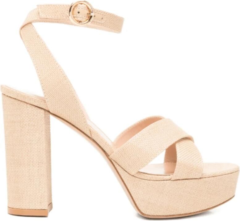 Gianvito Rossi Criss-cross Platform Sandalen
