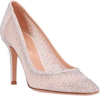 Gianvito Rossi Elegante Suède Hakken - Foto 3