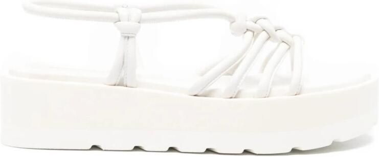 Gianvito Rossi Hebe leren sandalen