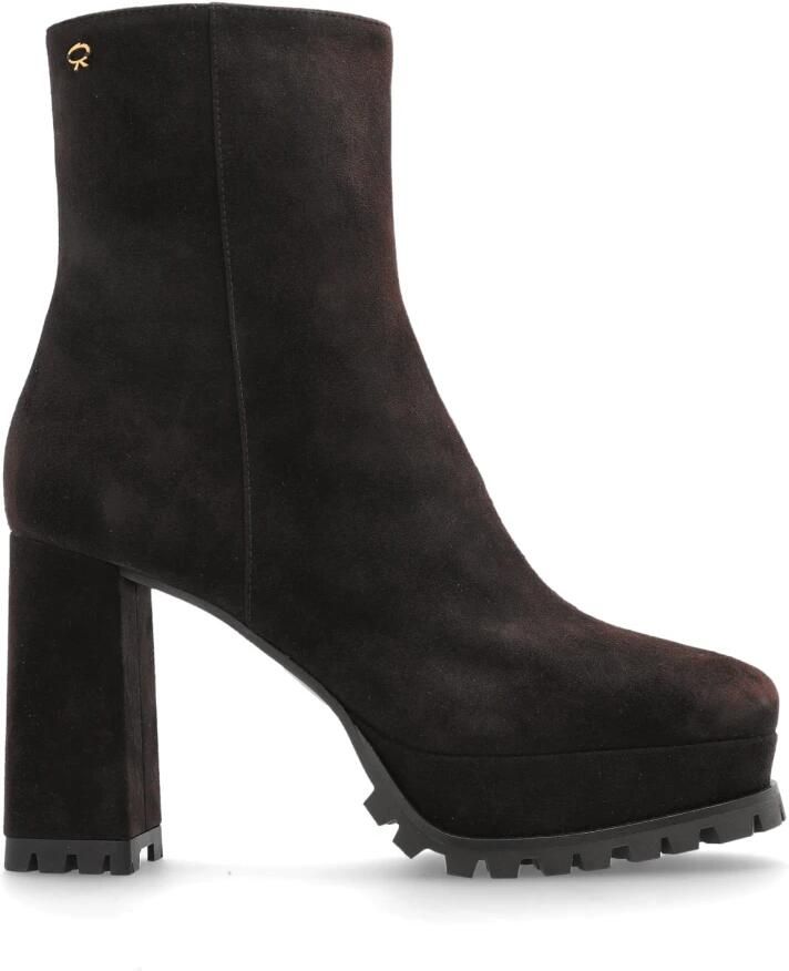 Gianvito Rossi Hoge enkellaarsjes Harlem