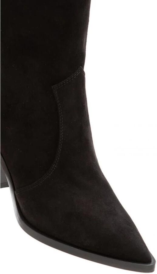 Gianvito Rossi Boots Denver Suede Texan Boots in zwart - Foto 2