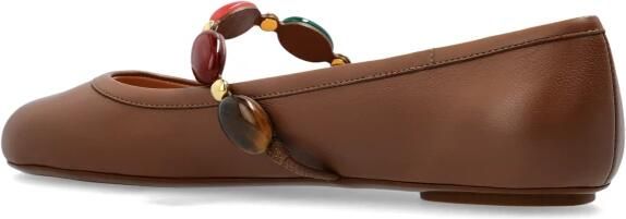 Gianvito Rossi Leren balletflats Shanti Mary Jane - Foto 6