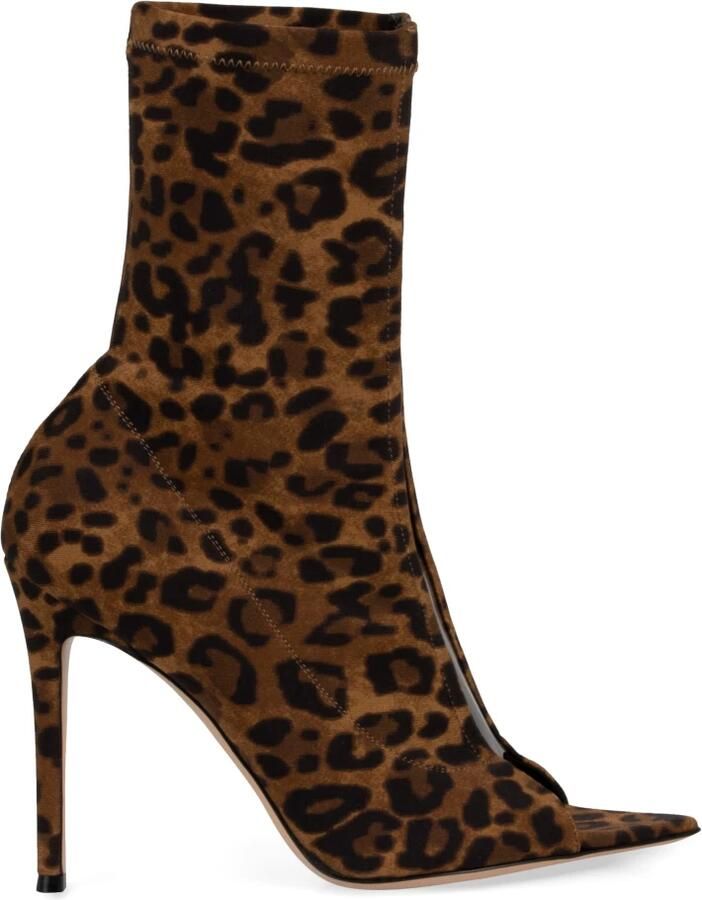 Gianvito Rossi Leren Enkellaarsjes