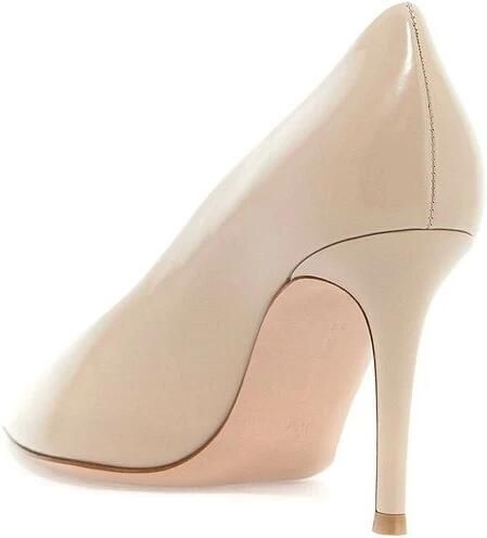 Gianvito Rossi Leren puntige neus pumps - Foto 2